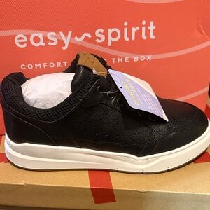 Easy Spirit Black and White Athletic Shoes